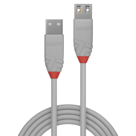 Lindy 36715 cavo USB USB 2.0 5 m USB A 0,48 Gbit/s Grigio