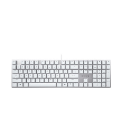 CHERRY KC 200 MX tastiera Universale USB QWERTY Inglese Argento, Bianco