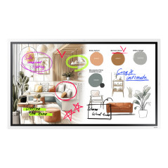 Samsung WM55FX Pannello piatto per segnaletica digitale 139,7 cm (55") LED Wi-Fi 4K Ultra HD Grigio, Bianco Touch screen Tizen