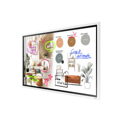 Samsung WM55FX Pannello piatto per segnaletica digitale 139,7 cm (55") LED Wi-Fi 4K Ultra HD Grigio, Bianco Touch screen Tizen