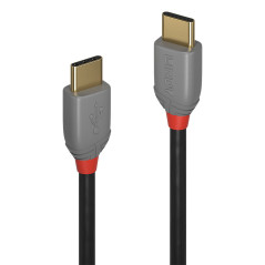 Lindy 36870 cavo USB USB 2.0 0,5 m USB C 0,48 Gbit s Nero, Grigio