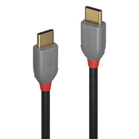 Lindy 36870 cavo USB USB 2.0 0,5 m USB C 0,48 Gbit s Nero, Grigio