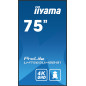 iiyama LH7565UHSB-B1 visualizzatore di messaggi Design chiosco 189,2 cm (74.5") LED Wi-Fi 800 cd/m² 4K Ultra HD Nero Processore iiyama LH7565UHSB-B1 visualizzatore di messaggi Design chiosco 189,2 cm (74.5") LED Wi-Fi 800 cd/m² 4K Ultra HD Nero Processore