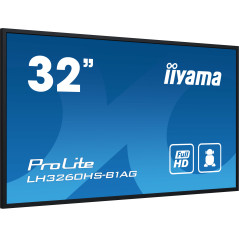 iiyama LH3260HS-B1AG visualizzatore di messaggi Pannello A digitale 80 cm (31.5") LED Wi-Fi 500 cd m² Full HD Nero Processore