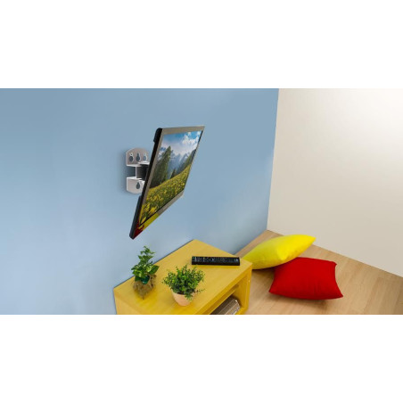 Sopar 23114 Supporto TV a parete 68,6 cm (27") Argento