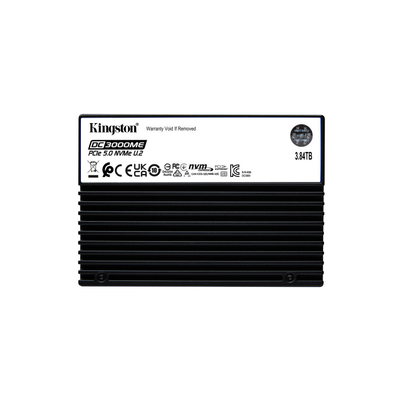 Kingston Technology 3.84TB DC3000ME U.2 PCIe 5.0 NVMe TCG Opal SSD Enterprise