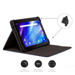 Nilox NXFB003 custodia per tablet 26,7 cm (10.5") Custodia a fondina Blu