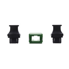 StarTech.com Accoppiatore MPO MTP per Fibra Ottica Monomodale, Configurazione Key Up–Key Down, Adattatore MPO MTP-APC per