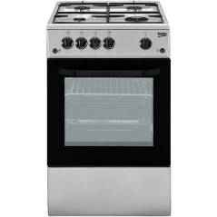 Beko CSG42011FS Libera installazione Piano cottura a gas Argento cucina [Classe di efficienza energetica G]