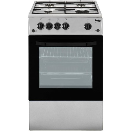 Beko CSG42011FS Libera installazione Piano cottura a gas Argento cucina [Classe di efficienza energetica G]
