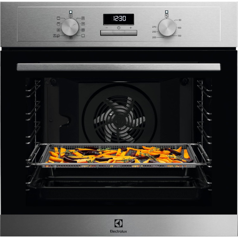 Electrolux EOM3H04X 2790 W Nero, Acciaio inox
