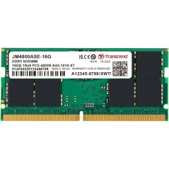 Transcend JetRam JM4800ASE-16G memoria 16 GB 1 x 16 GB DDR5 262-pin SO-DIMM