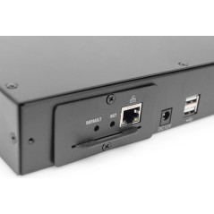 Digitus DS-72214 switch per keyboard-video-mouse (kvm) Montaggio rack Nero