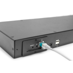 Digitus DS-72214 switch per keyboard-video-mouse (kvm) Montaggio rack Nero