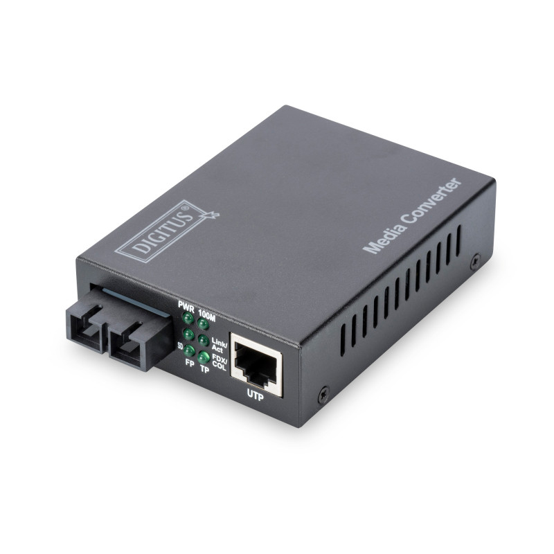 Digitus Convertitore di media Fast Ethernet , RJ45 / SC Digitus Convertitore di media Fast Ethernet , RJ45 / SC