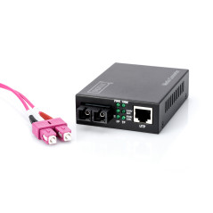 Digitus Convertitore di media Fast Ethernet , RJ45 / SC