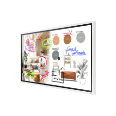 Samsung WM65FX Pannello piatto per segnaletica digitale 165,1 cm (65") LED Wi-Fi 450 cd m² 4K Ultra HD Grigio, Bianco Touch