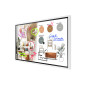 Samsung WM65FX Pannello piatto per segnaletica digitale 165,1 cm (65") LED Wi-Fi 450 cd/m² 4K Ultra HD Grigio, Bianco Touch