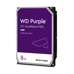 Western Digital Blue Purple disco rigido interno 8 TB 5400 Giri min 256 MB 3.5" Serial ATA III