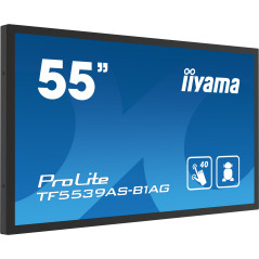iiyama TF5539AS-B1AG visualizzatore di messaggi Design chiosco 138,7 cm (54.6") LED 435 cd m² 4K Ultra HD Nero Touch screen