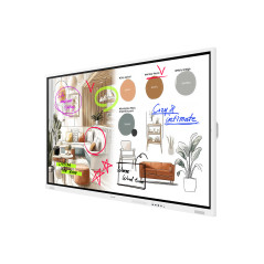 Samsung WM75FX Pannello piatto per segnaletica digitale 190,5 cm (75") LED Wi-Fi 450 cd m² 4K Ultra HD Grigio, Bianco Touch