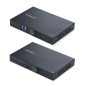 StarTech.com Extender USB 3.0 a 4 Porte su Ethernet fino a 100 m tramite Cavo RJ45 Cat6a/Cat7/Cat8, Estensione per Dispositivi