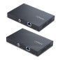 StarTech.com Extender USB 3.0 a 4 Porte su Ethernet fino a 100 m tramite Cavo RJ45 Cat6a/Cat7/Cat8, Estensione per Dispositivi