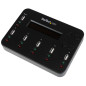 StarTech.com Docking Station per Unità Flash USB - Duplicatore/Eraser Standalone 1:5 per Chiavette USB consente la copia del