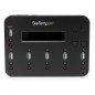 StarTech.com Docking Station per Unità Flash USB - Duplicatore/Eraser Standalone 1:5 per Chiavette USB consente la copia del