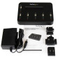 StarTech.com Docking Station per Unità Flash USB - Duplicatore/Eraser Standalone 1:5 per Chiavette USB consente la copia del