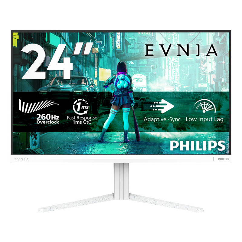 Philips Evnia 3000 24M2N3201PL/00 Monitor PC 60,5 cm (23.8") 1920 x 1080 Pixel Full HD LCD Bianco