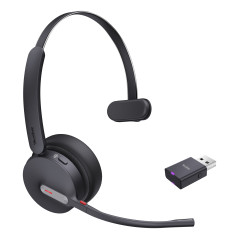 Yealink WH64 Hybrid Mono Teams Auricolare Wireless A Padiglione Ufficio Micro-USB Bluetooth Nero