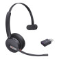 Yealink WH64 Hybrid Mono Teams Auricolare Wireless A Padiglione Ufficio Micro-USB Bluetooth Nero