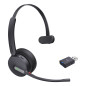 Yealink WH64 Hybrid Mono Teams Auricolare Wireless A Padiglione Ufficio Micro-USB Bluetooth Nero
