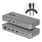 StarTech.com 208UE-USB4-DOCK replicatore di porte e docking station per laptop Cablato Grigio StarTech.com 208UE-USB4-DOCK replicatore di porte e docking station per laptop Cablato Grigio