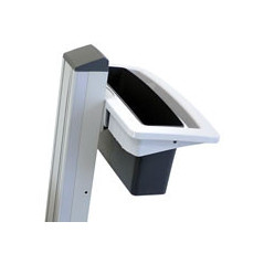 Ergotron NF Cart Basket & Handle Kit Cestino e impugnatura