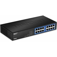 Trendnet TEG-S16DG switch di rete Non gestito Nero