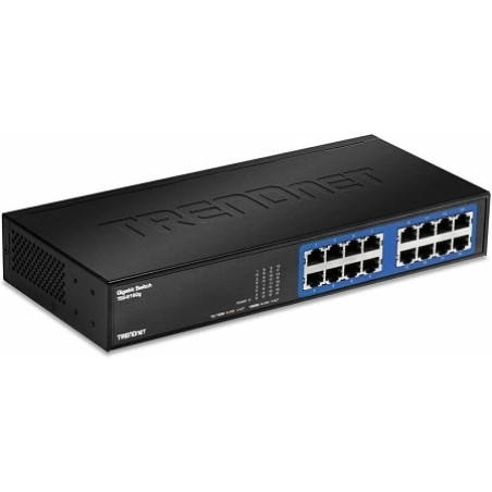 Trendnet TEG-S16DG switch di rete Non gestito Nero