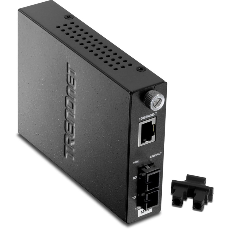 Trendnet TFC-1000MSC convertitore multimediale di rete 2000 Mbit/s 1310 nm Modalità multipla Grigio