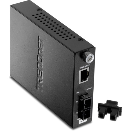Trendnet TFC-1000MSC convertitore multimediale di rete 2000 Mbit/s 1310 nm Modalità multipla Grigio