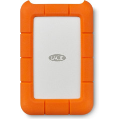 LaCie Rugged USB-C disco rigido esterno 4 TB 5400 Giri/min 2.5" USB tipo-C 3.2 Gen 1 (3.1 Gen 1) Arancione, Argento