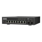 QNAP QSW-L3208-2C6T switch di rete Gestito L2 10G Ethernet (100/1000/10000) Desktop Nero