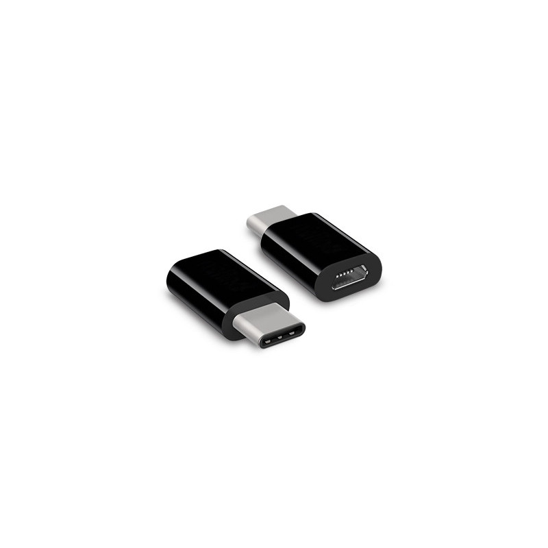 Hamlet XADTC-UM-MF adattatore per inversione del genere dei cavi USB-C Micro USB Nero