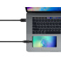 Hamlet XADTC-UM-MF adattatore per inversione del genere dei cavi USB-C Micro USB Nero