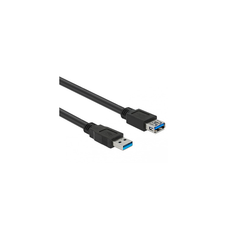 Hamlet XCU3A-MF10 cavo USB USB 3.2 Gen 1 (3.1 Gen 1) 1 m USB A 5 Gbit/s Nero
