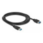 Hamlet XCU3A-MF10 cavo USB USB 3.2 Gen 1 (3.1 Gen 1) 1 m USB A 5 Gbit/s Nero