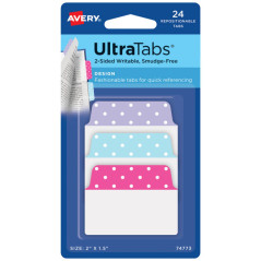 Avery Ultra Tabs Indice a linguetta vuota Blu, Rosa, Viola
