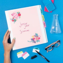 Avery Ultra Tabs Indice a linguetta vuota Verde, Azzurro, Rosa