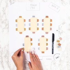 Avery Ultra Tabs Indice a linguetta vuota Rame, Oro, Rose Gold, Argento