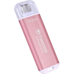 Transcend ESD300 512 GB USB tipo-C 3.2 Gen 2 (3.1 Gen 2) Rosa
